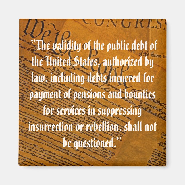 Íman Décima Quarta Alteração Dívida Pública (Frente)