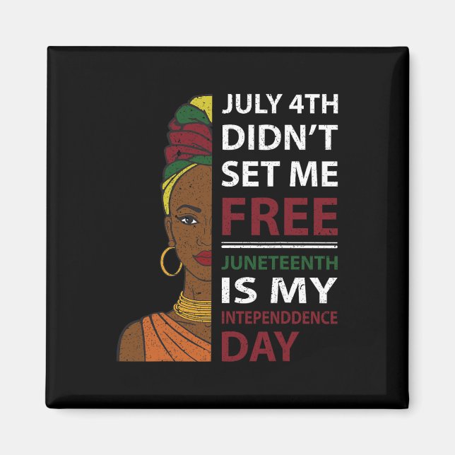 Íman Décimo De Junho É O Meu Dia Da Independência (Frente)