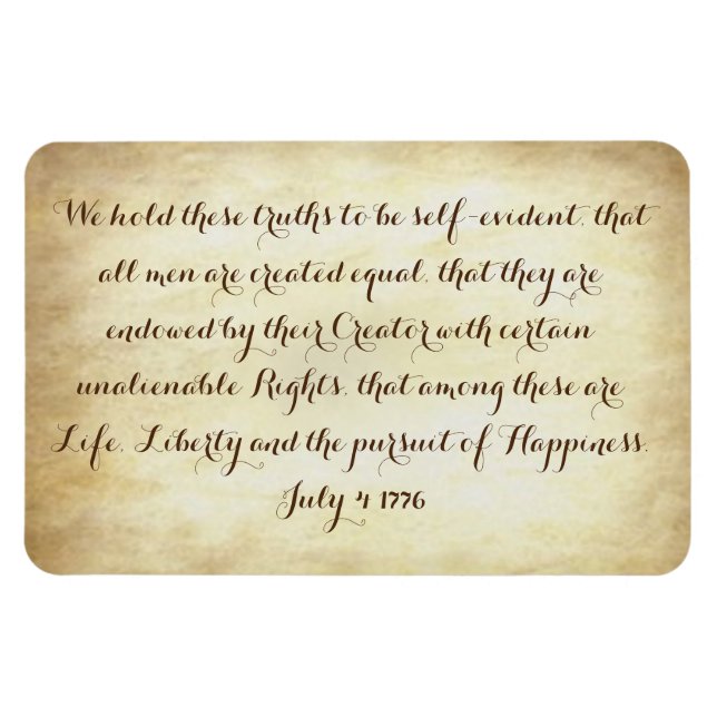 Íman Declaração de independência dos Estados Unidos 177 (Horizontal)