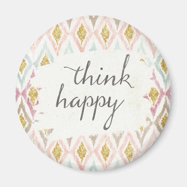 Íman Deco flexível V | Think Happy (Frente)