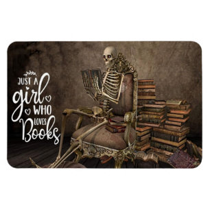 Íman Decor Gótico para Amantes de Livros Imagem Fotográ