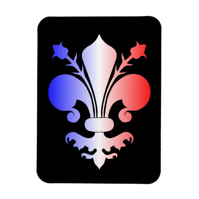 Íman Decoração bonito Fleur De Lis design (Vertical)