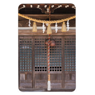 Íman Decoração de Corda de Palha em um Templo