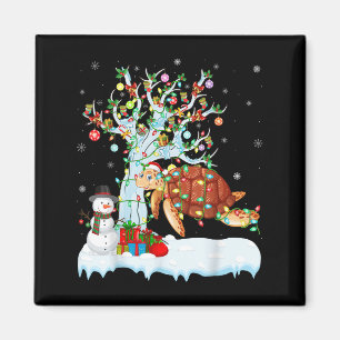 Íman Decoração de Iluminação de Árvore de Natal Tartaru