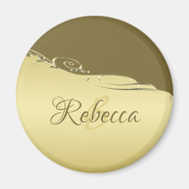 Íman Decoração de ouro de luxo em ouro militar