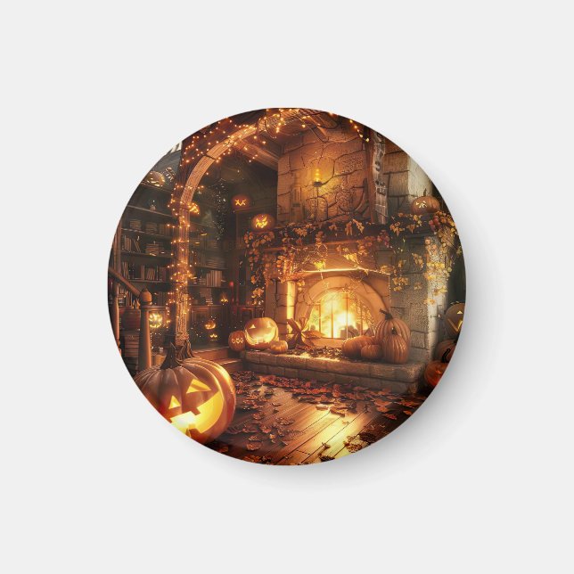 Íman decoração de quarto de halloween (Frente)