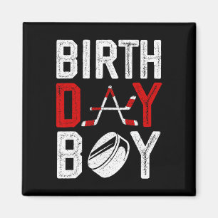 Íman Decorações de Aniversário de Menino Hóquei Esporte