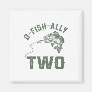 Íman Decorações de Aniversário O-fish-ally Dois 2º Aniv