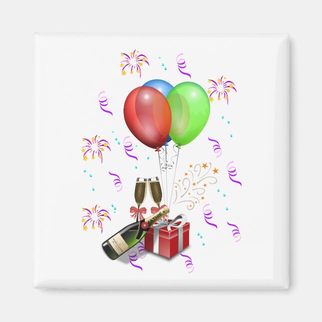 Íman Decorações de Celebração (Frente)