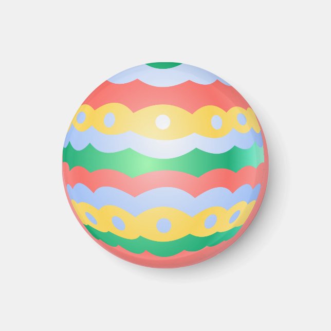 Íman Decorações dos Ovos de Páscoa e Iva Festiva (Frente)