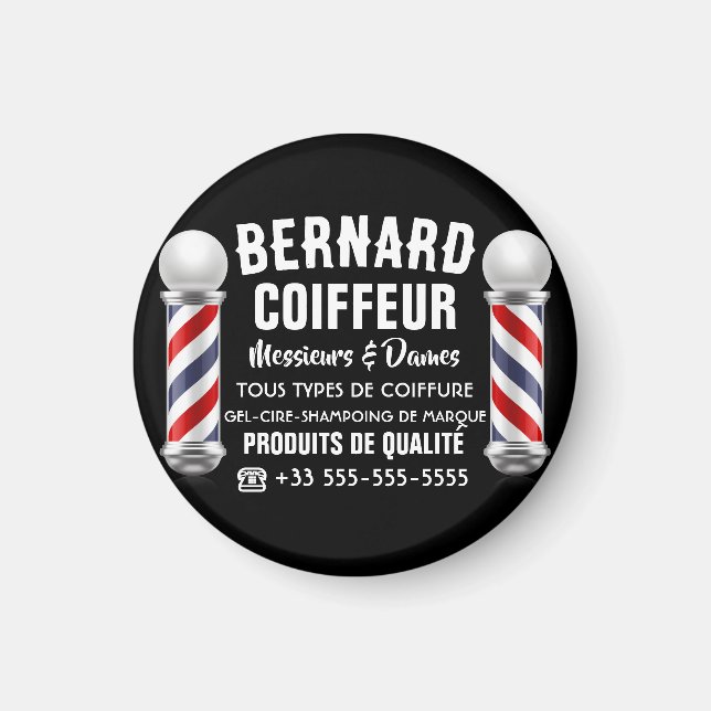 Íman Décoration de salon de coiffure (Frente)