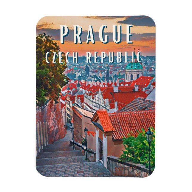 Íman Découvrez la Beauté de Prague (Vertical)