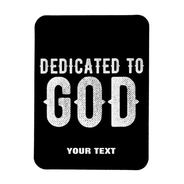 ÍMAN  DEDICADO A DEUS TEXTO BRANCO PERSONALIZÁVEL LEGAL (Vertical)
