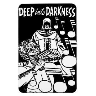Íman Deep In Darkness Vintage História em quadrinhos Gr