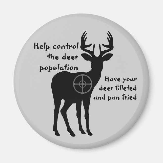 Íman Deer Hunting Magnet (Frente)