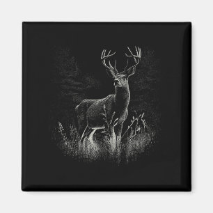 Íman Deer In Forest Nature Animal Deer Lovers