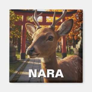 Íman Deer na Viagem de Nara Park Japan