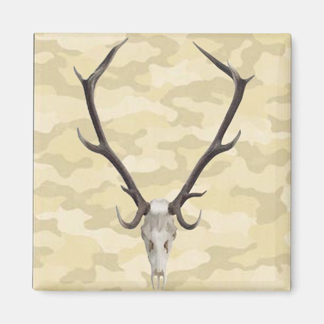 Íman Deer Skull Magnet (Frente)