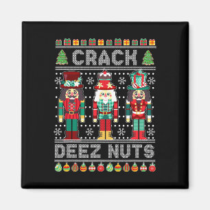 Íman Deez Loucos Nutcracker Divertir-se Feio Natal Nata