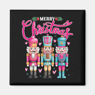 Íman Deez Loucos Nutcracker Felry Christmas Matching Pa