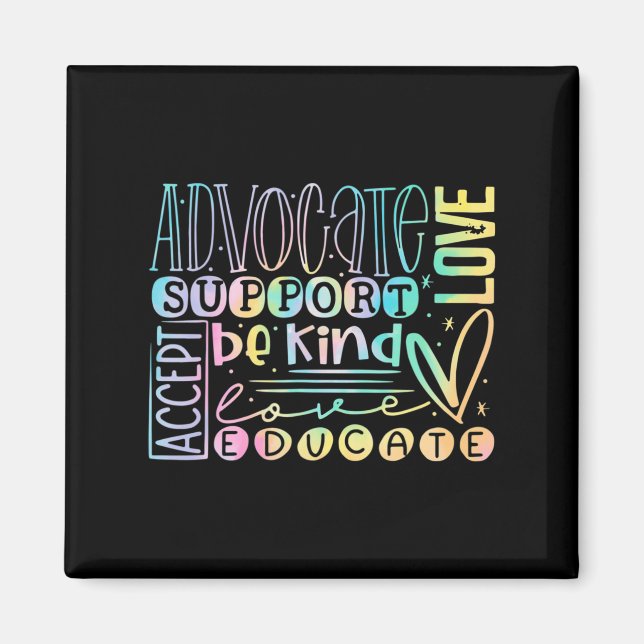 Íman Defensor do Amor Aceitar Ser Amável Autismo Awaren (Frente)