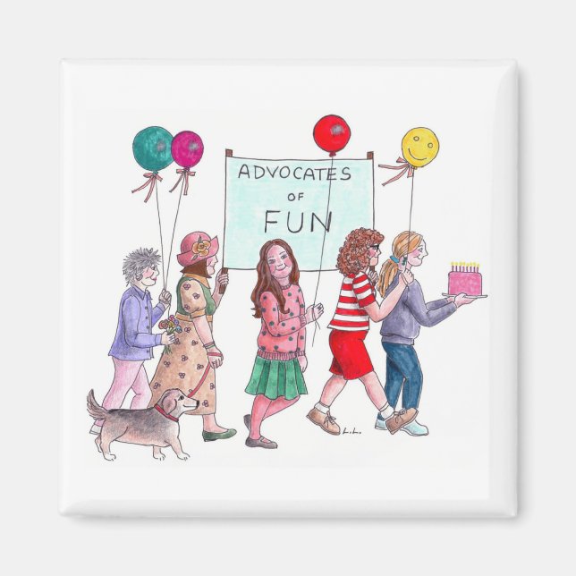 Íman Defensores da diversão (Frente)