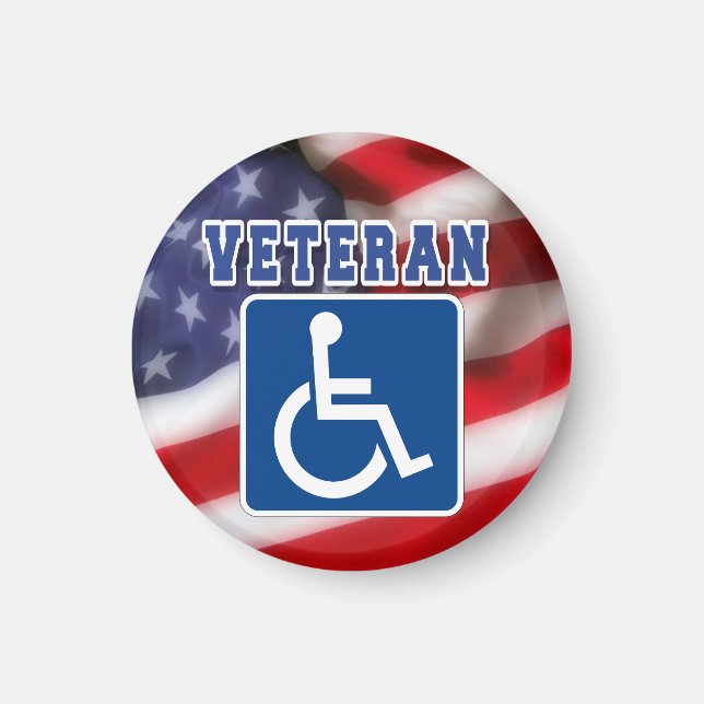 Íman deficiente Veteran EUA (Frente)