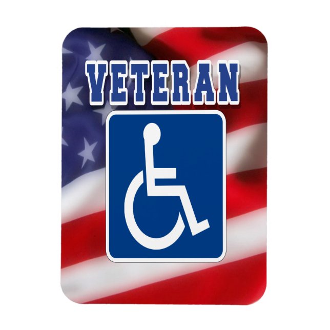 Íman deficiente Veteran EUA (Vertical)