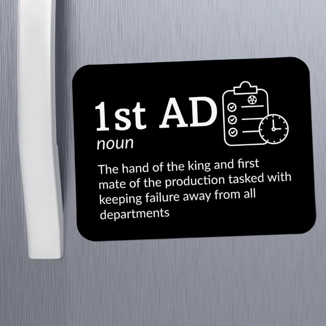 Íman Definição AD de 1rua - Equipe de filmes 3" x 4" Fl (Criador carregado)