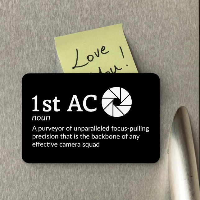 Íman Definição AD de 1rua - Equipe de filmes 4" x 6" Fl (Criador carregado)