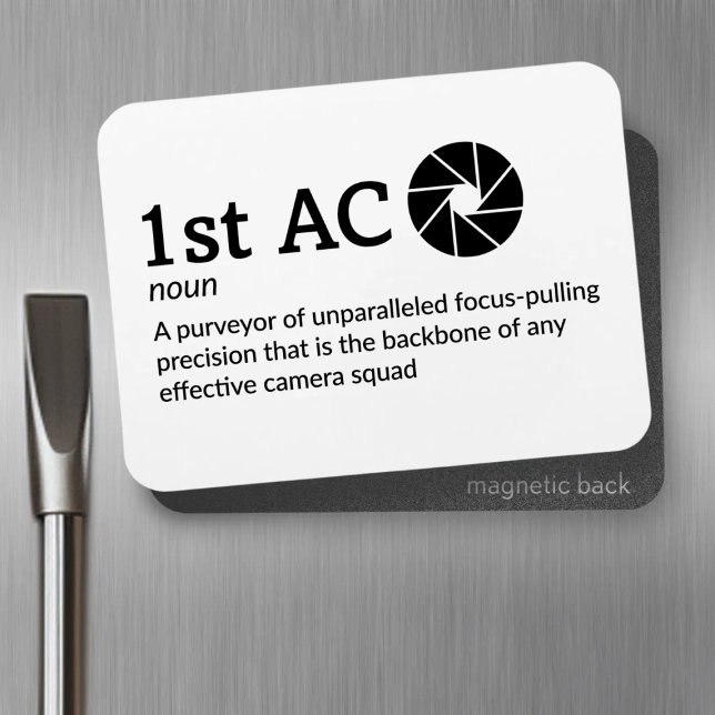 Íman Definição CA de 1rua - Equipe de câmara 3" x 4" Fl (Criador carregado)