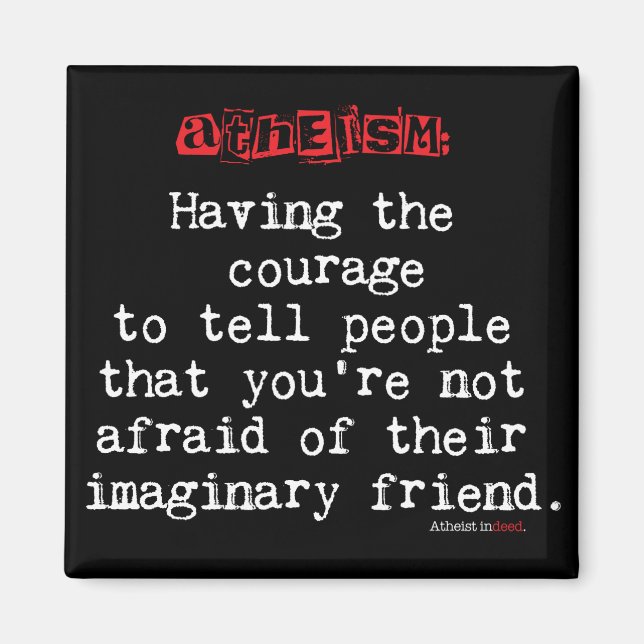 Íman Definição de ateísmo (Frente)