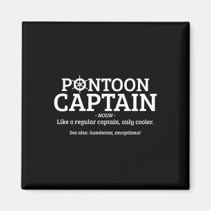 Íman Definição de Capitão de Pontão Engraçado Barco de