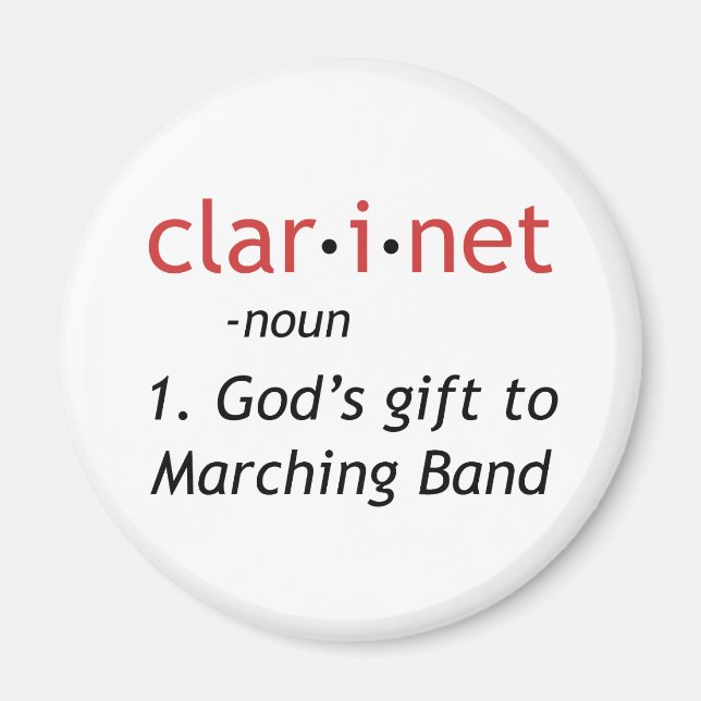 Íman Definição de Clarinet (Frente)