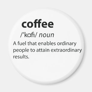 Íman Definição de Dicionário Engraçado Café