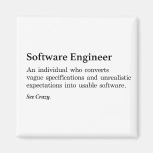 Íman Definição de Engenheiro de software