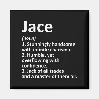 Íman Definição de Jace Nome Personalizado Aniversário D