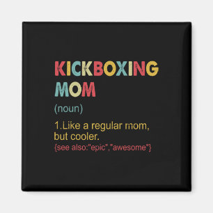 Íman Definição de Mãe de Kickboxing Mulheres Arte Marci