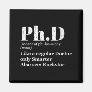 Íman definição de phd engraçado gráfico de candidato à