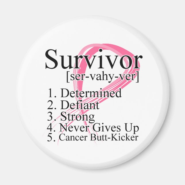 Íman Definição de Sobrevivência - Cancer (Frente)