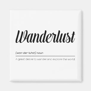 Íman Definição de Wanderlust