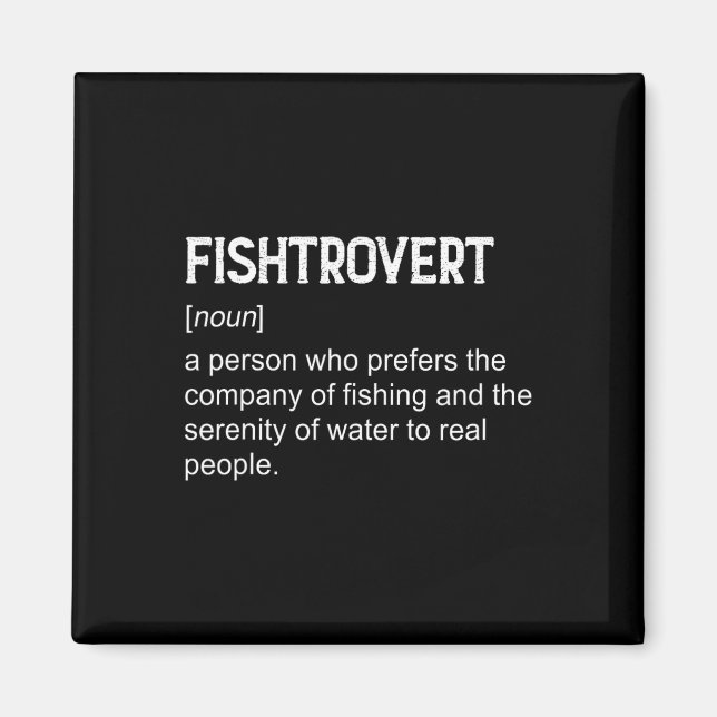 Íman Definição Dicionário Pesca Barco Fishtrovert Byss (Frente)
