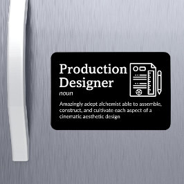 Íman Definição do Designer de Produção - Filme 4" x 6" 