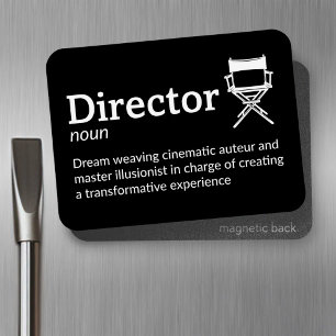 Íman Definição do Diretor - Criador de Arquivos 3" x 4"