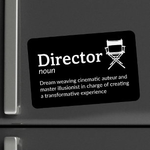 Íman Definição do Diretor - Criador de Arquivos 4" x 6"