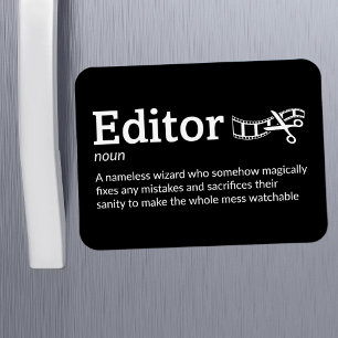 Íman Definição do Editor - Equipe de Filmes 3" x 4" Fle
