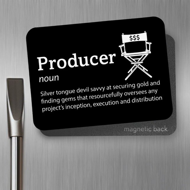 Íman Definição do Produtor - Cineasta 3" x 4" Flex (Criador carregado)
