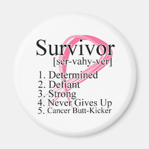 Íman Definição do sobrevivente - cancro da mama