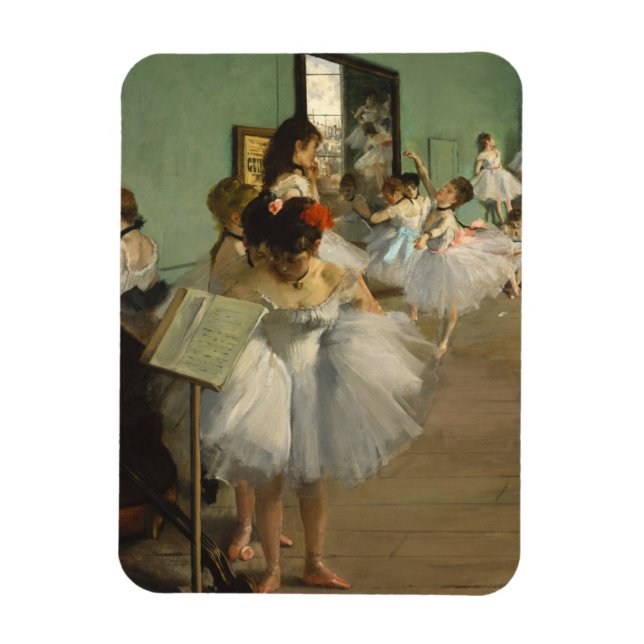 Íman Degas Dance Class Balés Dancers Ballerina Art (Vertical)