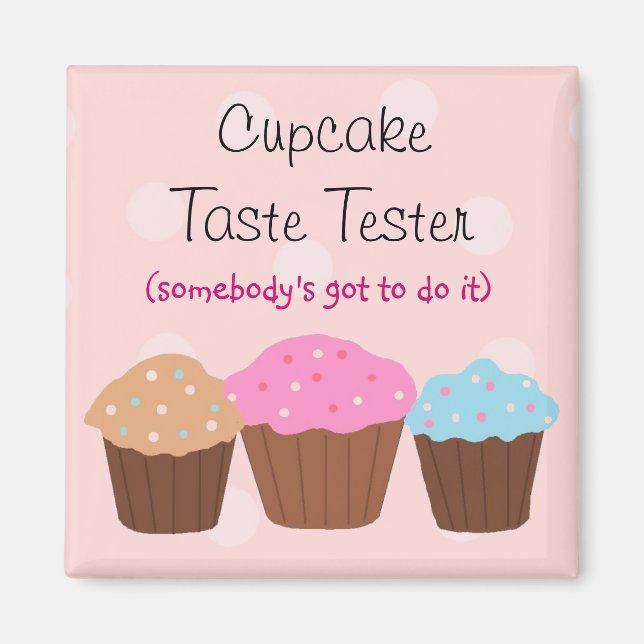 Íman Degustador de Cupcake (Frente)